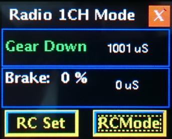 Radio: There are different options for the radio commands.