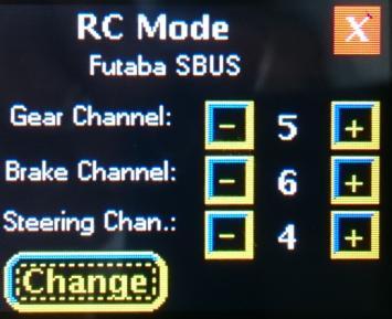 You can set the LG15 in BUS mode, and assign three of the channels not available in the RX (say
