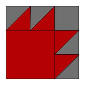 square with a abric - square. 2- fig.
