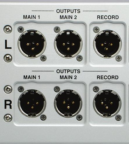 RECORDING A separate analog output is provided for making recordings or supplying a fixed level output to other system components.