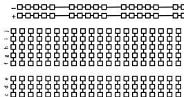 Breadboards are a prototyping tool used to hold and connect circuit components without solder (see Figure 1.1). Figure 1.2 shows graphically how the breadboard s internal connections are laid out.