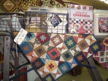 How could I resist? The blocks are 3 x 3 and quilt finishes at 21 x 27. I love it. I don t know if I will ever finish the quilt, but I do know I am going to try at least one log cabin block.