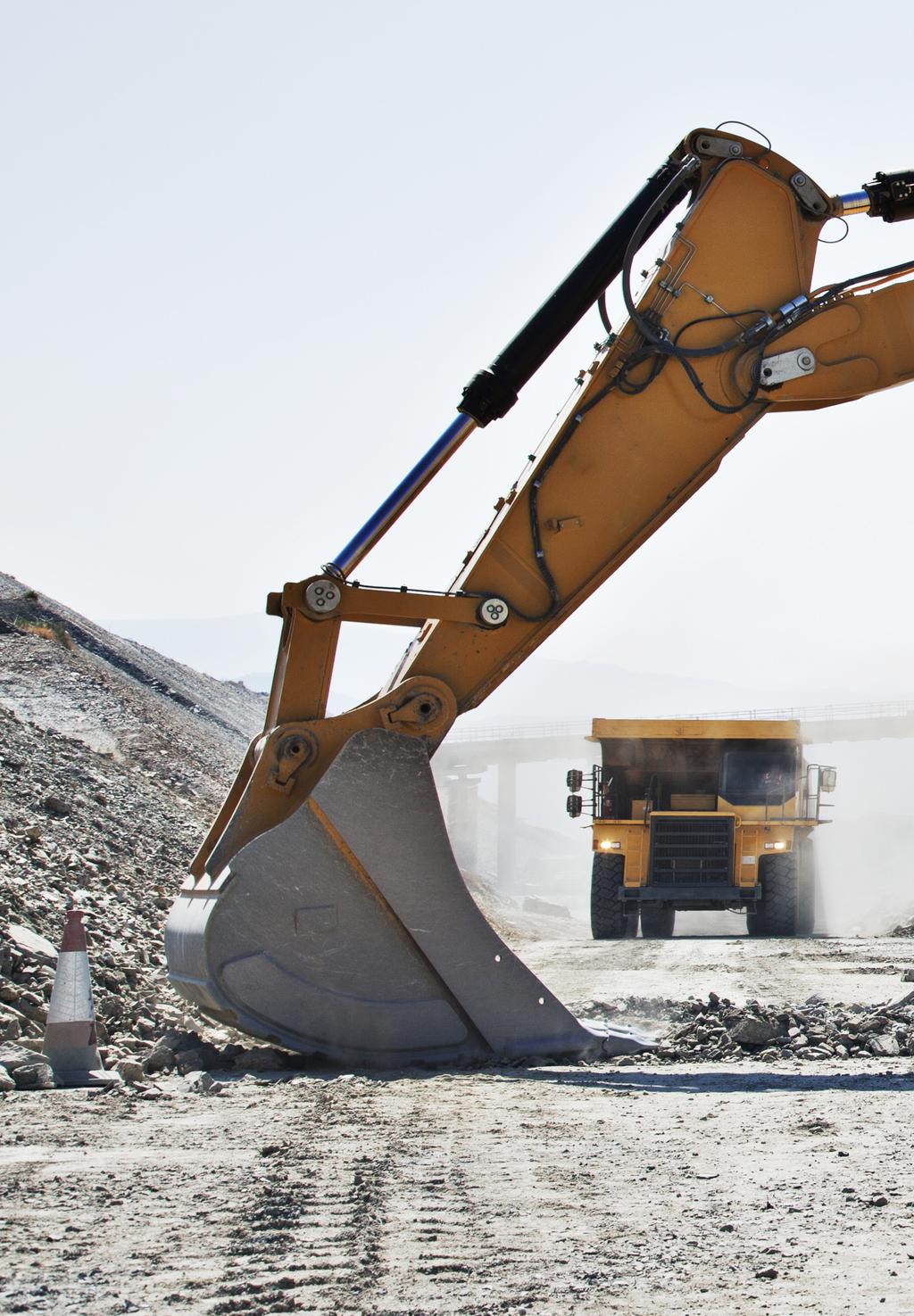 MINING & MINERALS Mines and quarries are riddled with large, heavyduty machines built specifically for crushing and drilling through solid rock.