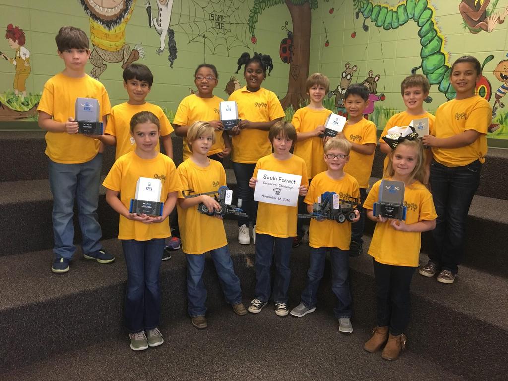 Teamwork It takes teamwork to win a robotics tournament. Our school s robotics team has competed in several VEX IQ competitions and have won over 11 awards!
