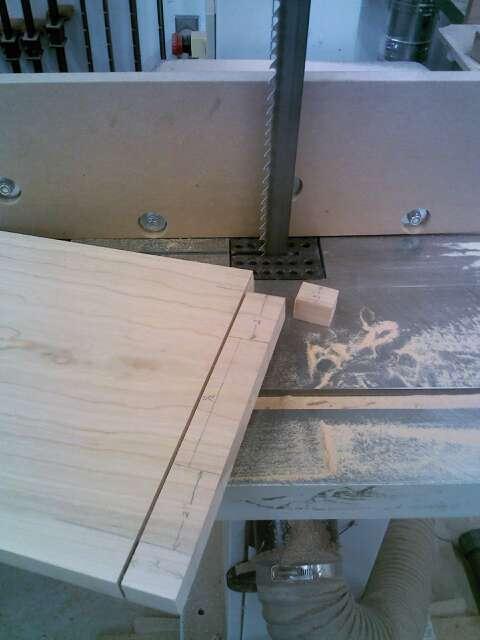Since the tenons go through the sides you want a very accurate fit.