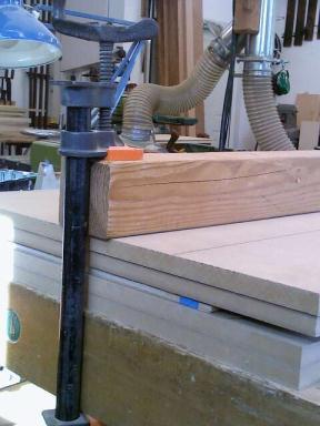 Basically you are creating a sandwich of four ¾ MDF boards with the veneers and substrate in between.