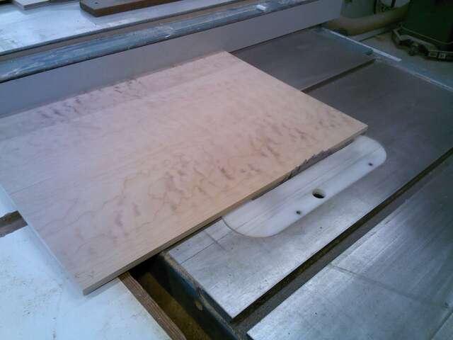 This will ensure that the panel will not bind and inhibited tight fitting joints, photo #1. Use a sanding block and ease the edges of the panels.