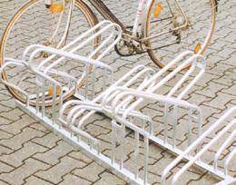 Bicycle parking rack Frame of angular section Hoop 19 mm round tube Height: approx.