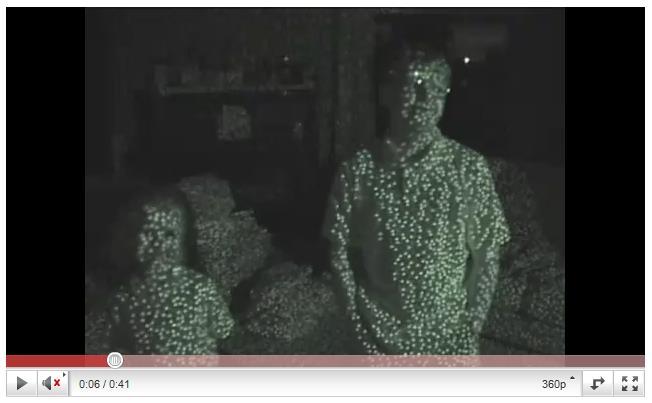 How does Kinect get depth Project pseudo-random dots on