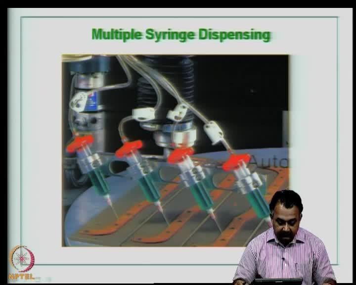 You can also do manual dispense using syringe.