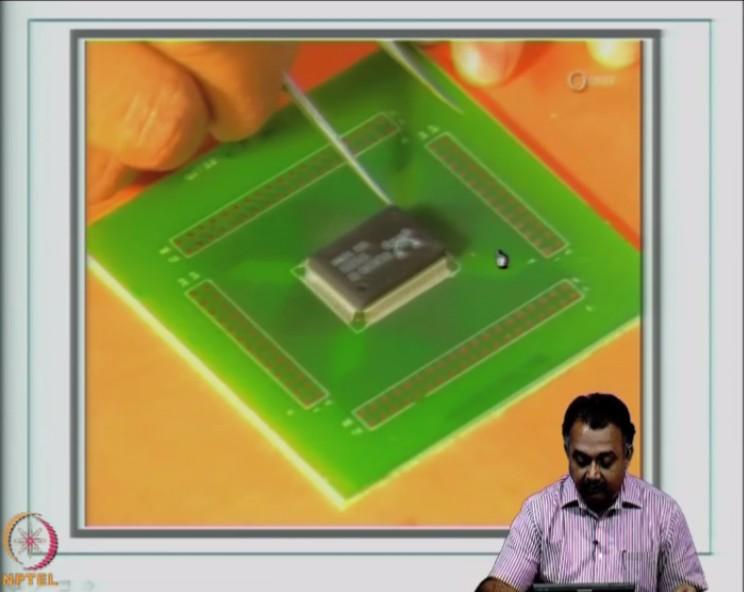 surface mount devices; but at the same time using the same technology that is reflow surface mount assembly. Here you can see, this is a gull wing. The shape is like a gull wing.