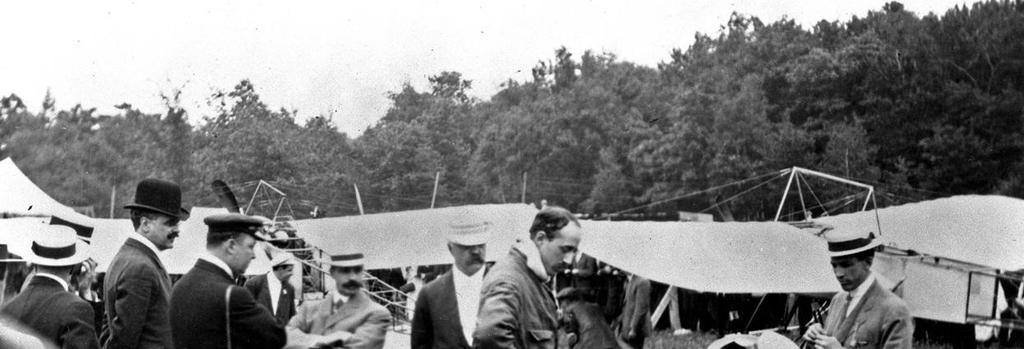 July 1910, The First Aviation