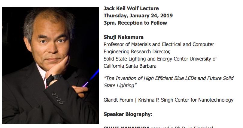 Jack Keil Wolf Lecture http://www.ese.