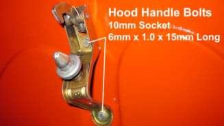 the hood. 1167. Use a 10mm socket and from under the hood connect the two 6mm x 1.