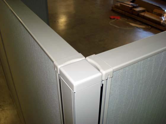 Line bottom edge of post filler cover with