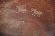 PREHISTORIC ROCK PAINTINGS 3 paintings belong to late historical, early historical and Neolithic periods.