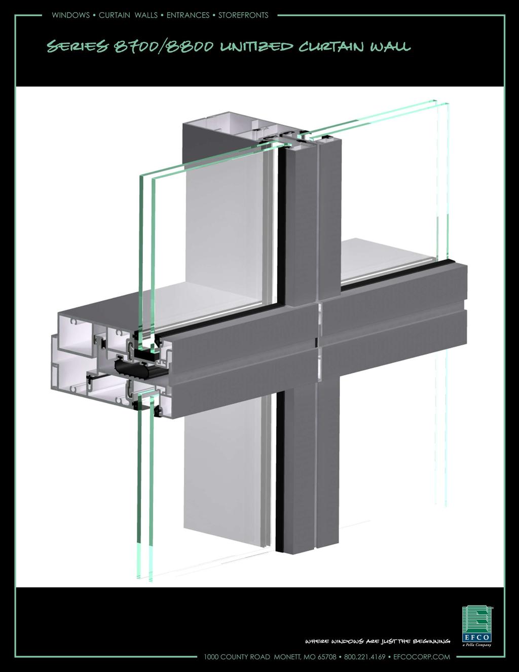SERIES 8750XD UNITIZED CURTAIN WALL Installation Instructions Sections 1-15