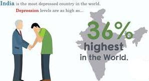 India is world s most depressed country with most numbers of anxiety, bipolar disorder cases According to a World Health Organization report, India is the world s most depressed country,
