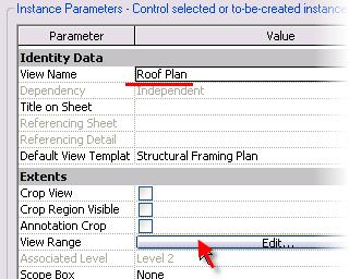 Create a View Template 44 Right-click in the view. Click View Properties.