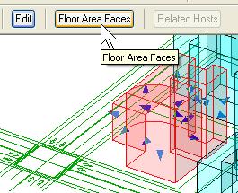Floor faces help you visualize flooring in the mass element