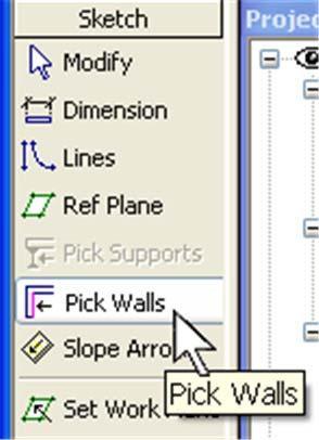 to select all the connected walls or lines. (note the tab key is just pressed and released, not held down like the shift and ctrl keys) 19 On the Basics design bar, click Floor.