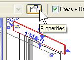Open its Properties dialog box by rightclicking Properties or by clicking the Properties icon on the options bar.