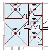 17 On the Basics design bar, click Room. Click in all the empty rooms in the option. After placing the tags, rename the rooms as shown in image.