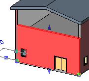 32 On the Basics design bar, click Wall. Change the wall type on the options bar to Curtain Wall: Exterior Glazing.