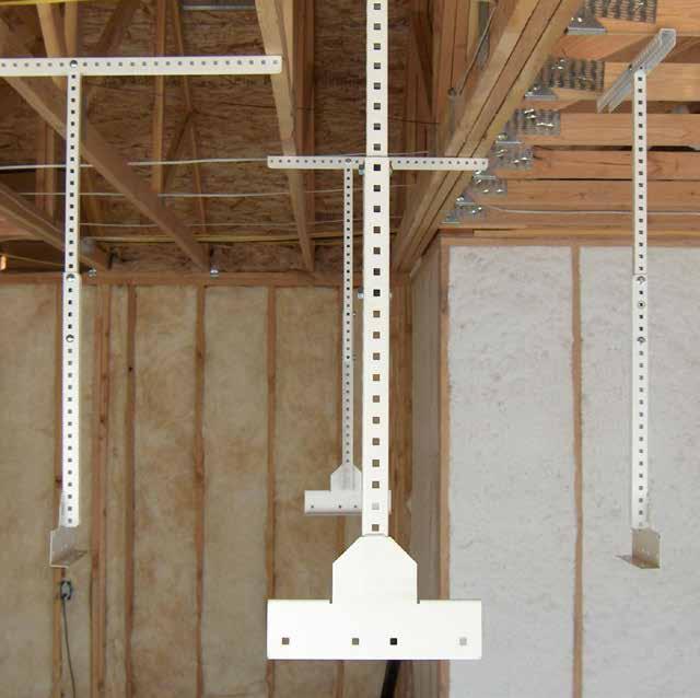 GENERAL INFORMATION Here are a few ceiling joist examples with t-braces installed.
