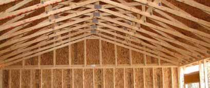 Forward Gable Notice the side to side ceiling joists,