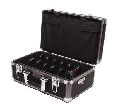 LA-380 Intelligent 12-Unit Charging/Carrying Case Locking case complete with charging tray and power cord charges