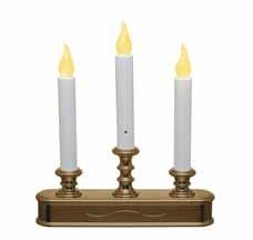 Traditional LED Battery Window Candles - Amber Flame Standard 8 Lasts the entire holiday season using 2 "AA" alkaline batteries (not included) Choose from