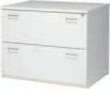 600D 7 LF2D 2 Drawer Lateral File Heavy duty aluminium file frame