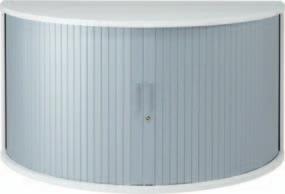Half Round Tambour Cupboard 720H x 1200W x 500D DSTC1250 Designer Storage