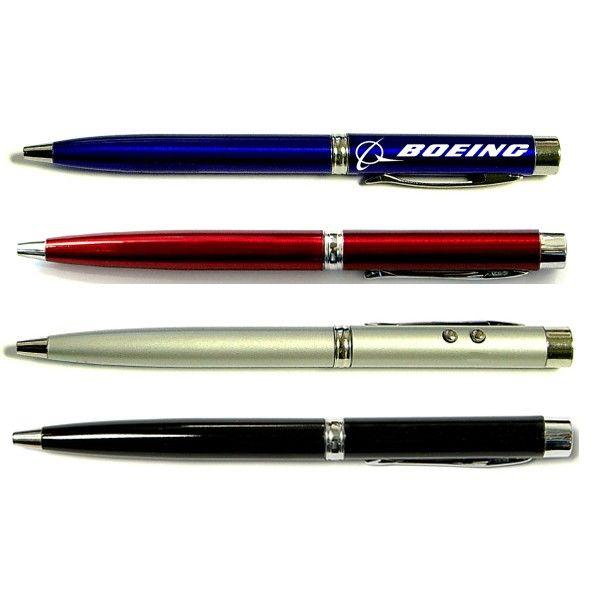3-In-1 Ballpoint Pen with Laser Pointer & LED Flashlight Item Number: Perfect for executives 3-in-1 twist action ballpoint pen with laser pointer and super bright LED flashlight.