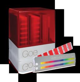 Goe System A convenient coated or uncoated bundle, the System provides the 2,058 Goe colors in GoeGuide format with matching two-volume GoeSticks.