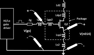 The input capacitance, CISS, is sufficiently large that the actual gate-to-source voltage on the FET die is relatively unchanged by this signal.