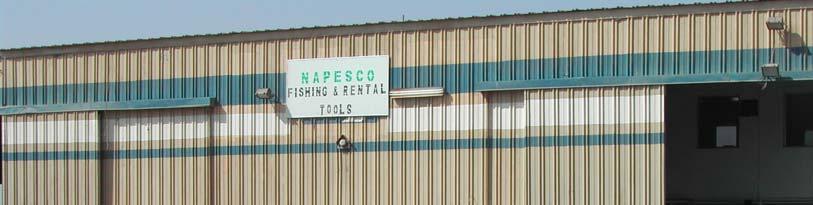 NAPESCO FISHING & RENTAL DIVISION Workshop Facilities NAPESCO is a regional company providing specialized fishing tools, rental tools, wire line and pipe recovery services to International