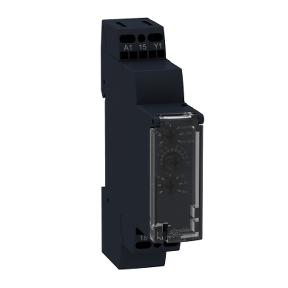 Characteristics time delay relay 10 functions - 1 s..100 h - 12.