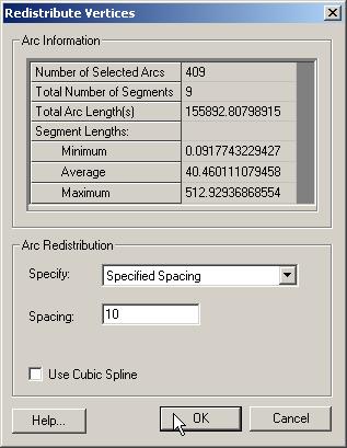 Spacing (spacing in spatial coordinates)