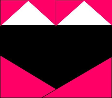 Heartland Modern Cutting Instructions Fuchsia Light/Dark Tone Fabric (17) 5.5 inch wide x 4.5 inch tall rectangles (34) 3 x 1.75 inch rectangles (80) 1.75 x 1.
