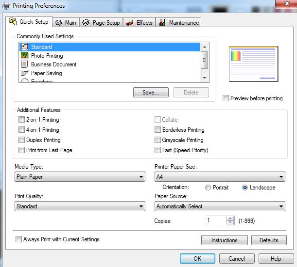 Changing an Image/Photo Options 1 Devices Your Printer Right Click