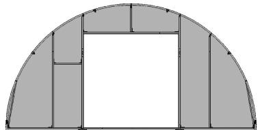 Secure the End Panel to the End Frame The frame shown in the following diagrams may differ from the actual frame. Installation steps are the same. 1.