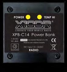 DC Input 8 DC -28VDC-Isolated Input 10-16VDC 12VDC output After Hours Charging Application Note XPB-C14 Power Bank XPB-C14 After hours charging for isolated vehicle battery installations 10-16 Volt