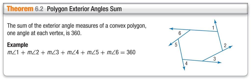 Find Exterior Angle Measures of a Polygon Example 4: A.