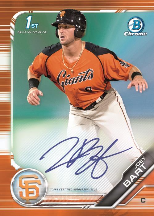 Speckle Refractor Chrome Rookie Autographs Autograph variations of the Rookie Base Cards on chrome technology with ON-CARD autographs.