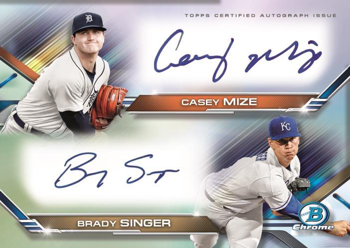 ADDITIONAL AUTOGRAPH CONTENT Dual Bowman Prospect Autograph 2019 Bowman Sterling Continuity Autograph Dual Bowman Prospect Autographs ONLY Featuring a rare 1-of-1 Superfractor All-American Game