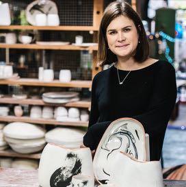 M I L L Y D E N T Milly Dent is a Sydney based ceramic designer whose work explores the material of porcelain through uniquely handcrafted, exclusive ceramic goods.