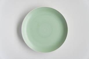 Green Item : Plate 18cm Pearl Green Size : φ220 h65mm
