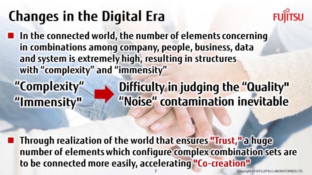 The changes of the digital era will connect data, companies, and even individuals within that data. In other words, the elements combined within systems have become extremely immense and complex.